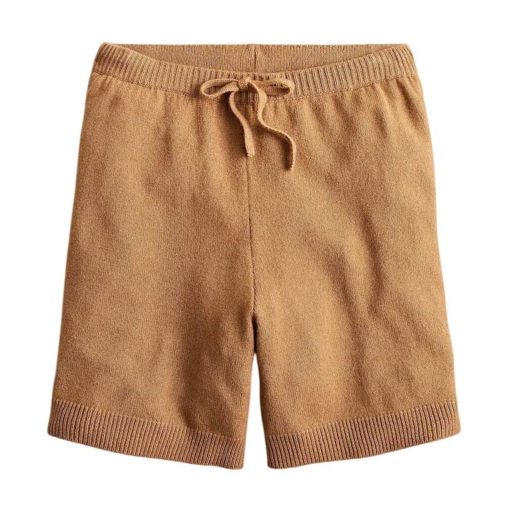 J.Crew Wool Recycled Cashmere Sweater Short 3X Brown Pull On Lounge